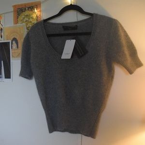 new zara angora wool blend sweater